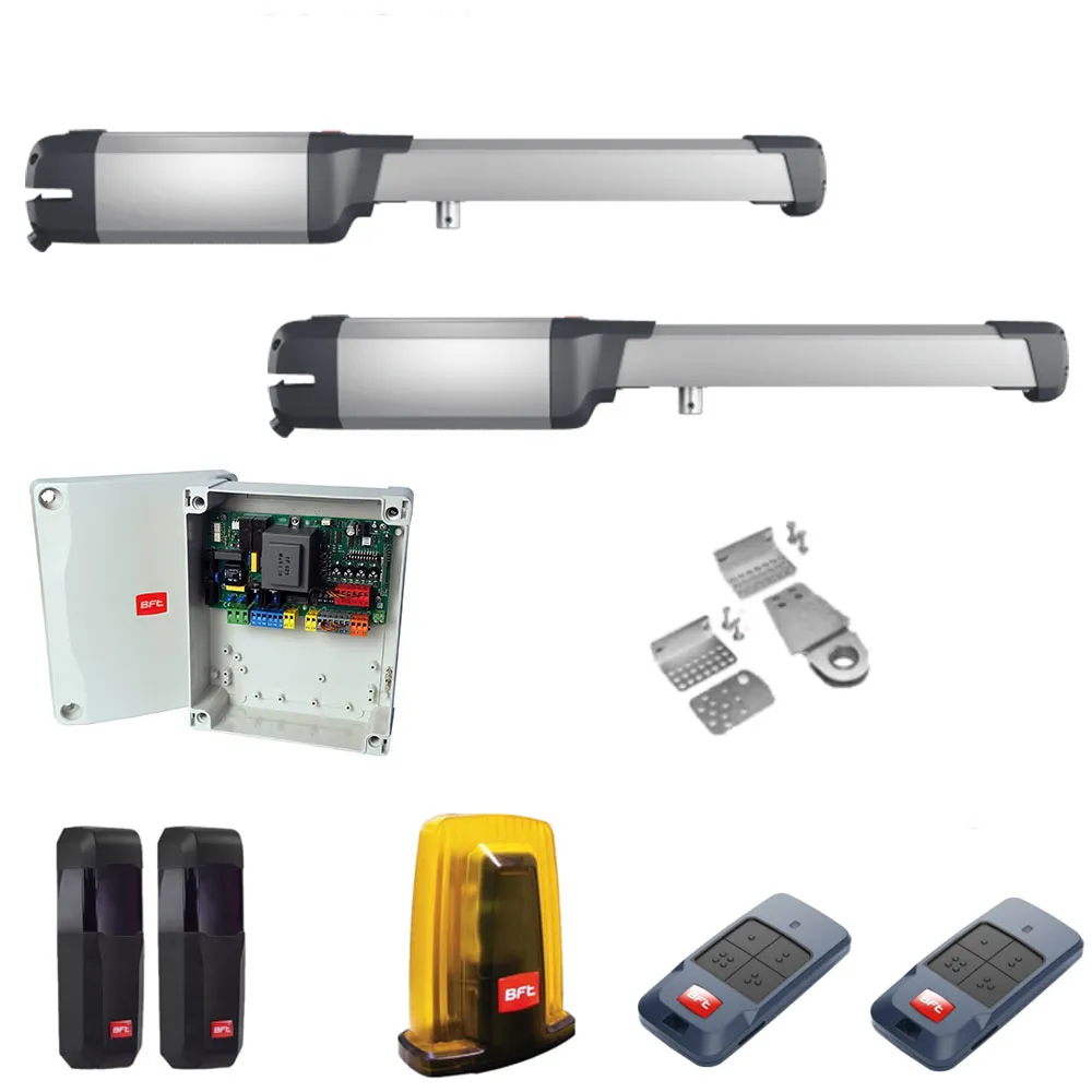 Kit automatizare poartă batantă BFT PHOBOS AC KIT B25 – 2 x 2,5 m, 400 kg/canat, 230V