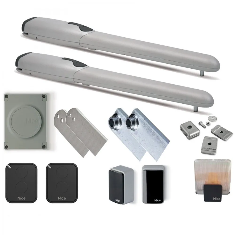 Automatizare poartă batantă Nice Wingo2024Kit Full pentru canat 2 m