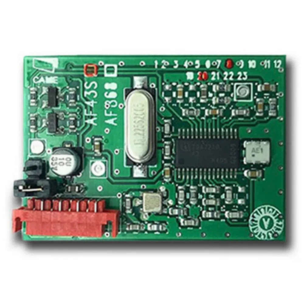 Receptor radio CAME 001AF43S – modul de recepție pentru automatizări CAME